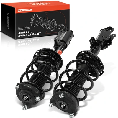 2 Pcs Front Complete Strut & Coil Spring Assembly