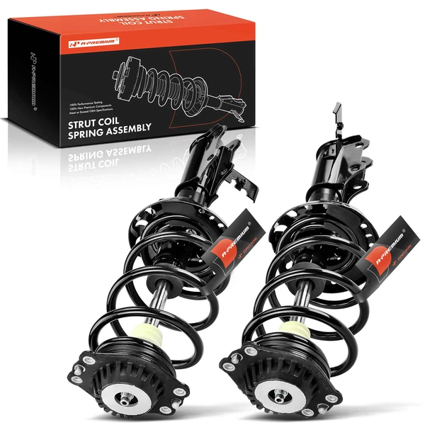 2-Pc Complete Strut + Coil Spring, Front Driver & Passenger, A-Premium APSA1899