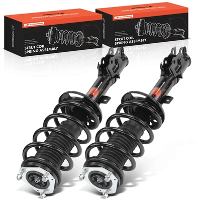 2 Pcs Front Complete Strut & Coil Spring Assembly