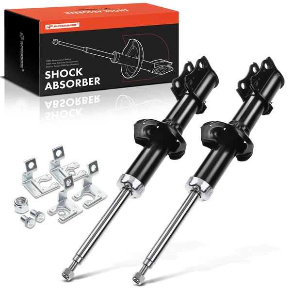 1988-1993 Ford Festiva 2-Pc Shock Absorber Front Driver & Passenger A-Premium APSA0591