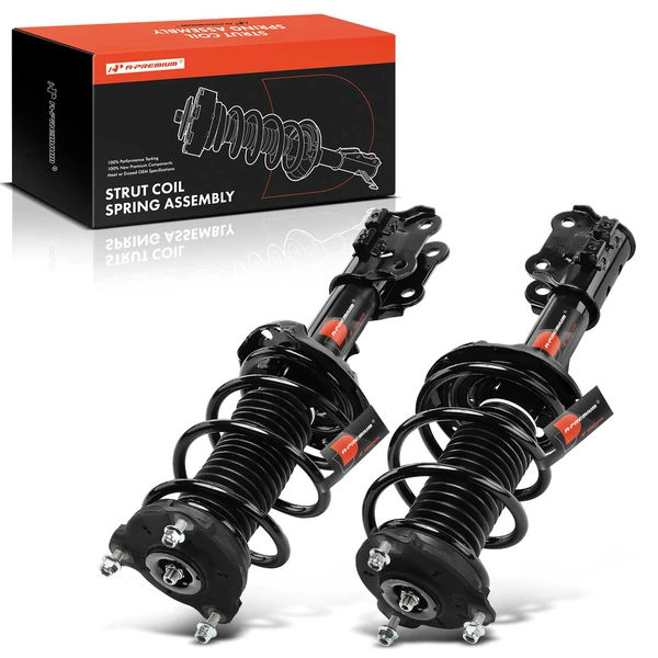 2-Pc Strut and Coil Spring Assembly Set Front Driver & Passenger A-Premium APSA1913