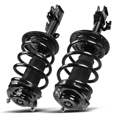 2 Pcs Front Complete Strut & Coil Spring Assembly