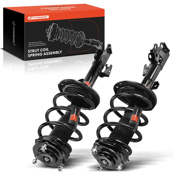 2-Pc Strut and Coil Spring Assembly Set Front Driver & Passenger A-Premium APSA1908
