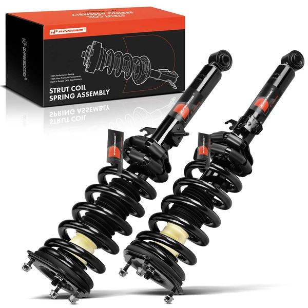 2-Pc Complete Strut + Coil Spring, Front Driver & Passenger, A-Premium APSA1921