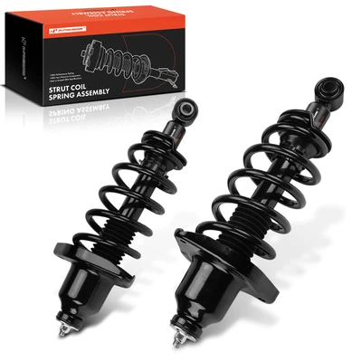 2 Pcs Rear Complete Strut & Coil Spring Assembly