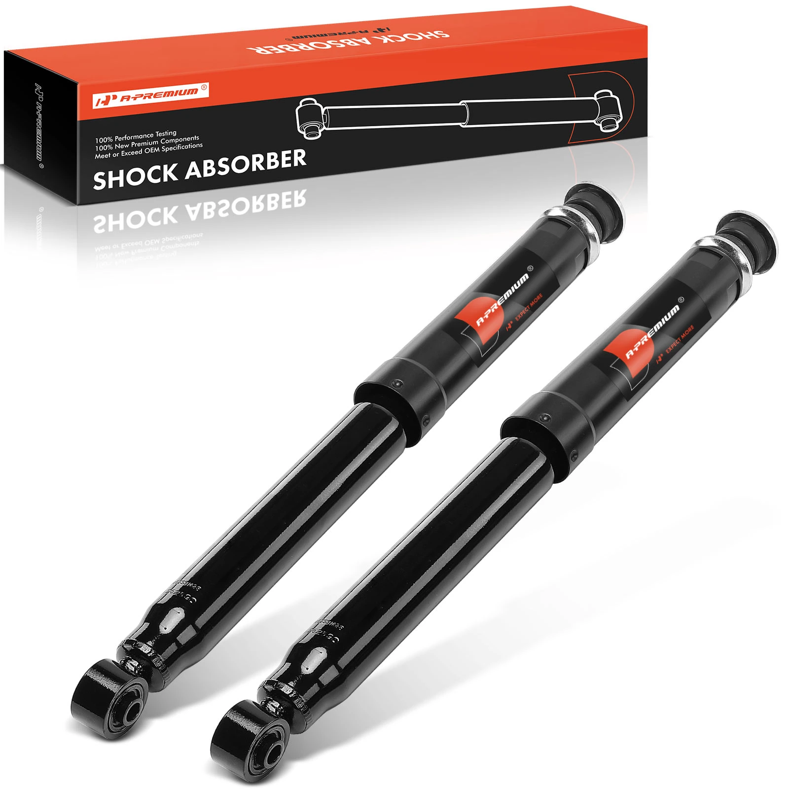 The A-premium 2-Pc Shock Absorber Rear Driver & Passenger A-Premium APSA2157 Image 