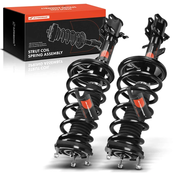 2-Pc Complete Strut + Coil Spring, Rear Driver & Passenger, A-Premium APSA0630
