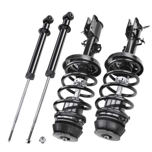4-Pc Complete Strut + Coil Spring, Front & Rear, A-Premium APSA1349