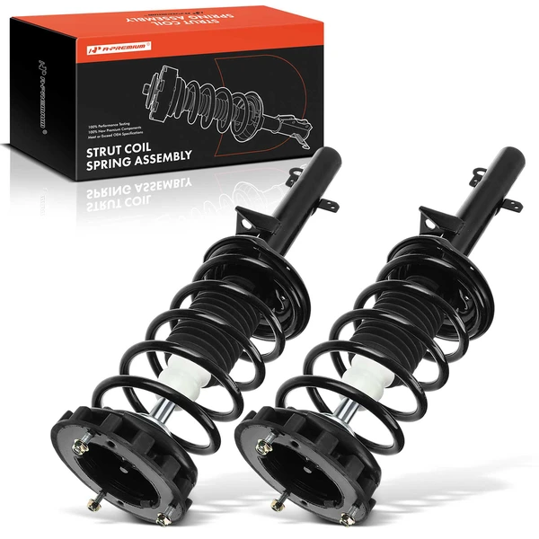 2-Pc Complete Strut + Coil Spring, Rear Driver & Passenger, A-Premium APSA0636