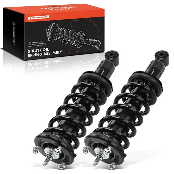 2-Pc Complete Strut + Coil Spring, Front Driver & Passenger, A-Premium APSA0604