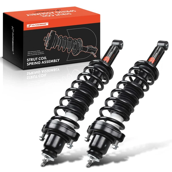 2-Pc Strut and Coil Spring Assembly Set Rear Driver & Passenger A-Premium APSA0612