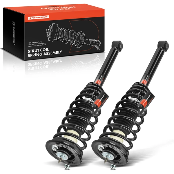 2-Pc Strut and Coil Spring Assembly Set Rear Driver & Passenger A-Premium APSA1928