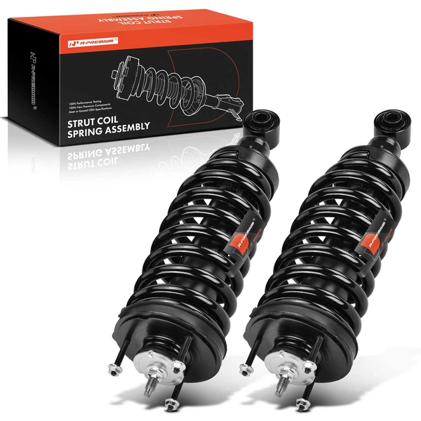 2-Pc Complete Strut + Coil Spring, Front Driver & Passenger, A-Premium APSA0619