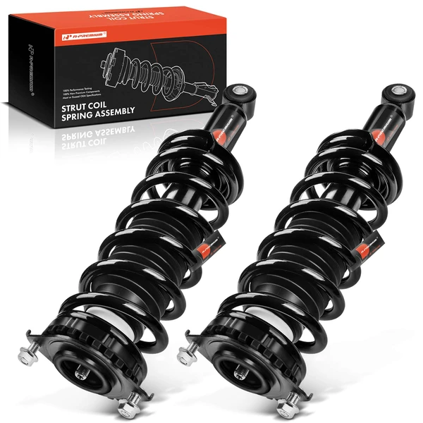2-Pc Strut and Coil Spring Assembly Set Rear Driver & Passenger A-Premium APSA0621