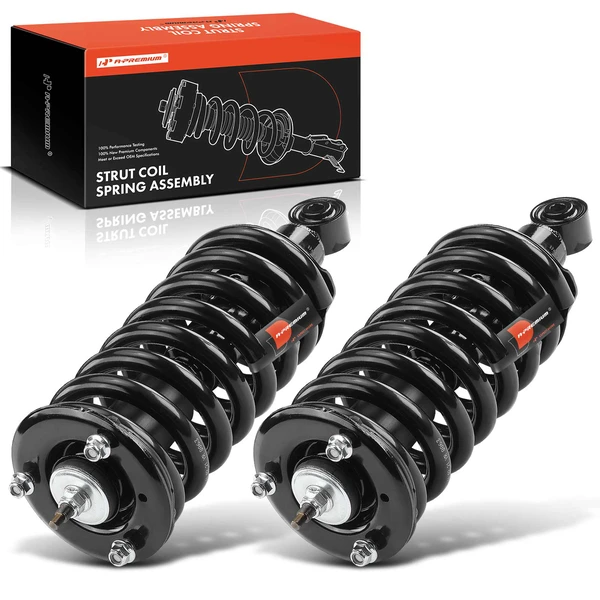 2-Pc Complete Strut + Coil Spring, Front Driver & Passenger, A-Premium APSA1929