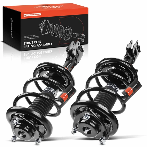 2-Pc Strut and Coil Spring Assembly Set Front Driver & Passenger A-Premium APSA0663