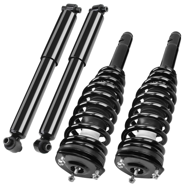 4-Pc Complete Strut + Coil Spring, Front & Rear, A-Premium APSA1383