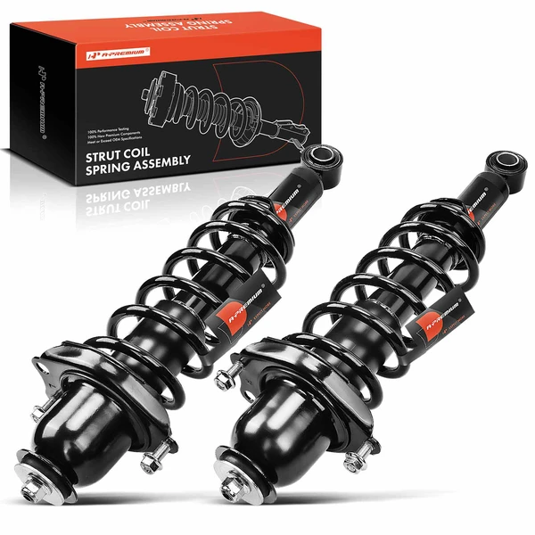 2-Pc Complete Strut + Coil Spring, Rear Driver & Passenger, A-Premium APSA0677