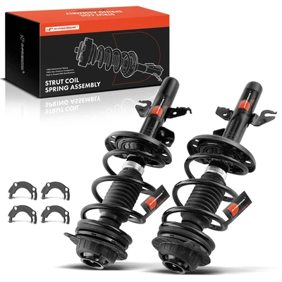 2013-2016 Dodge Dart 2pc Strut and Coil Spring Assembly Set Front Driver & Passenger A-Premium APSA0681