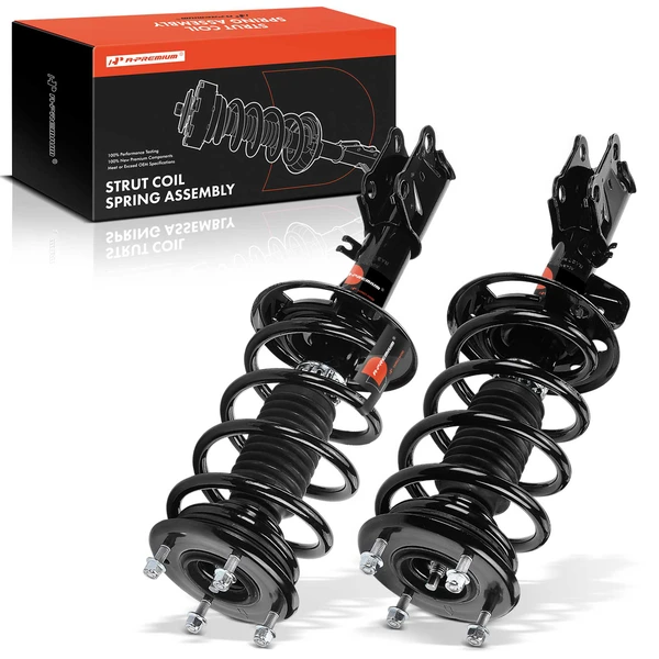 2-Pc Strut and Coil Spring Assembly Set Front Driver & Passenger A-Premium APSA0682