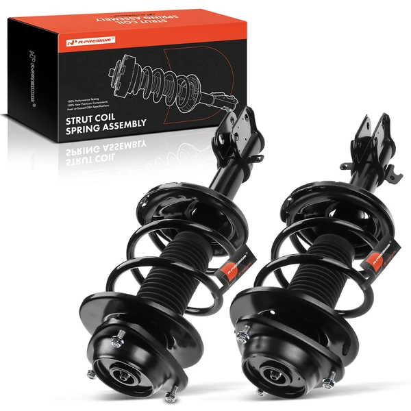 2-Pc Strut and Coil Spring Assembly Set Front Driver & Passenger A-Premium APSA0685