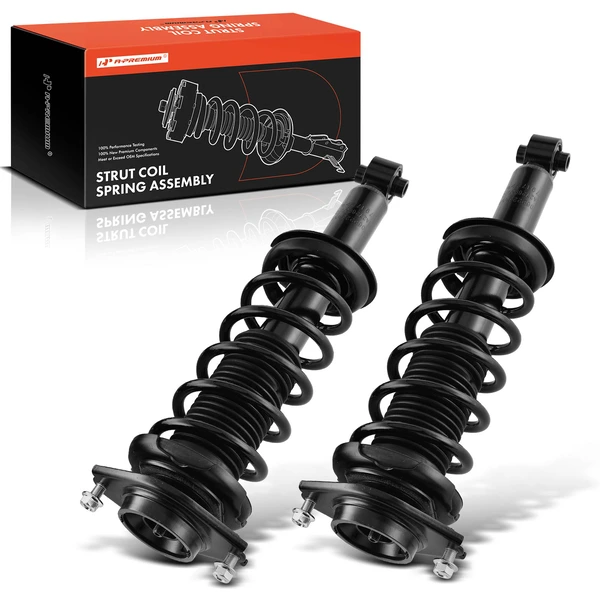 2-Pc Strut and Coil Spring Assembly Set Rear Driver & Passenger A-Premium APSA0687
