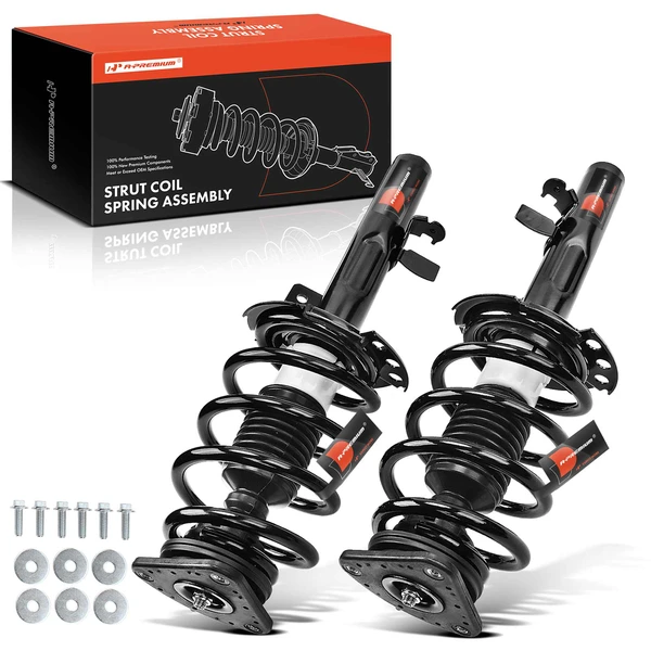 2-Pc Strut and Coil Spring Assembly Set Front Driver & Passenger A-Premium APSA0690