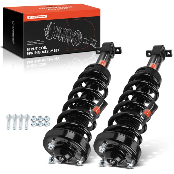 2-Pc Complete Strut + Coil Spring, Front Driver & Passenger, A-Premium APSA1945