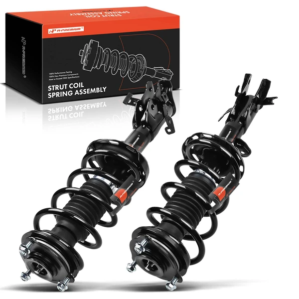 2-Pc Strut and Coil Spring Assembly Set Front Driver & Passenger A-Premium APSA0697