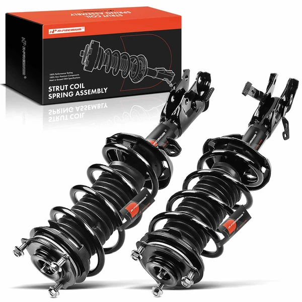 2-Pc Strut and Coil Spring Assembly Set Front Driver & Passenger A-Premium APSA0698