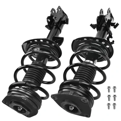 2 Pcs Front Complete Strut & Coil Spring Assembly