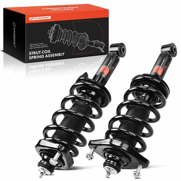 2-Pc Strut and Coil Spring Assembly Set Rear Driver & Passenger A-Premium APSA0702