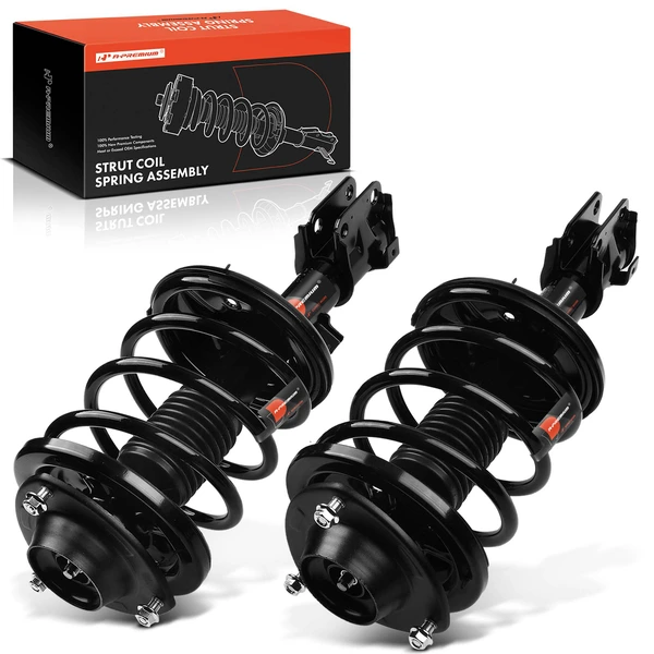 1999-2003 Mitsubishi Galant 2-Pc Strut and Coil Spring Assembly Set Front Driver & Passenger A-Premium APSA0642