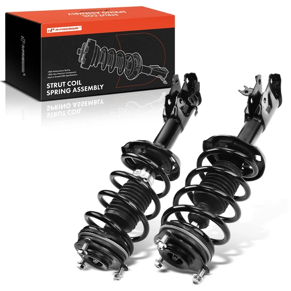 2-Pc Strut and Coil Spring Assembly Set Front Driver & Passenger A-Premium APSA0649