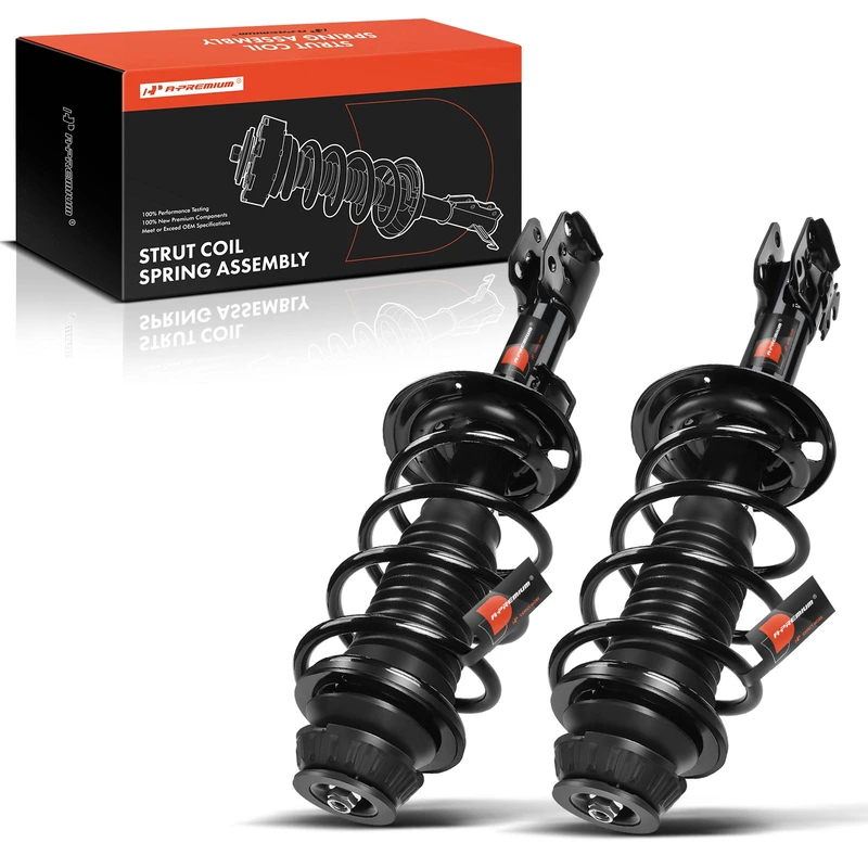 2010 Toyota Yaris 2-Pc Strut and Coil Spring Assembly Set Front Driver & Passenger A-Premium APSA0650