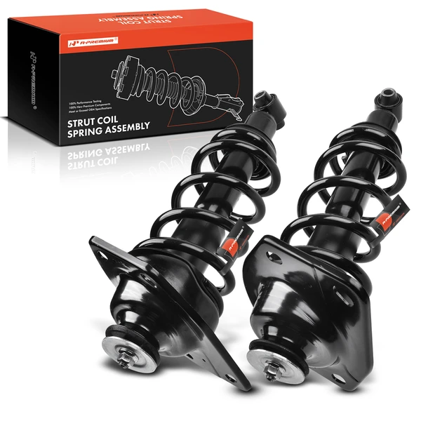 2-Pc Complete Strut + Coil Spring, Rear Driver & Passenger, A-Premium APSA0705