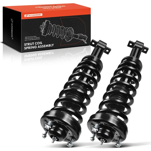 2-Pc Complete Strut + Coil Spring, Front Driver & Passenger, A-Premium APSA0706