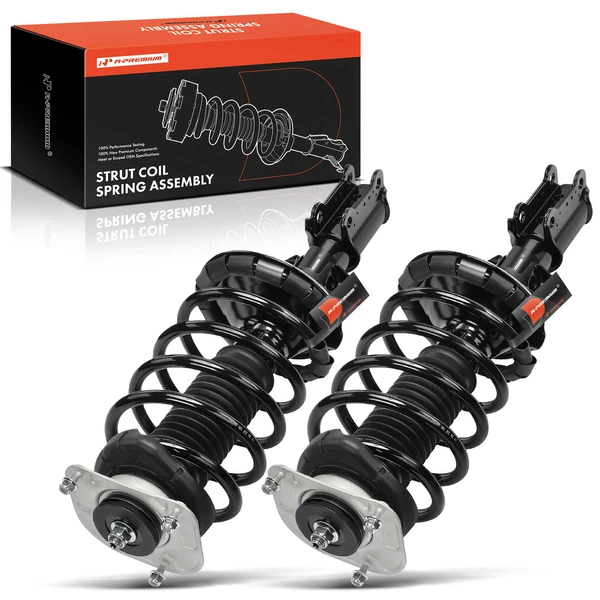 1999-2006 Volvo S80 2-Pc Strut and Coil Spring Assembly Set Front Driver & Passenger A-Premium APSA0711