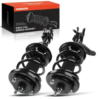 2 Pcs Front Complete Strut & Coil Spring Assembly
