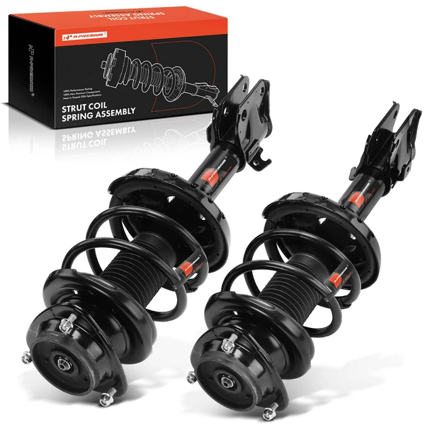 2-Pc Strut and Coil Spring Assembly Set Front Driver & Passenger A-Premium APSA0718