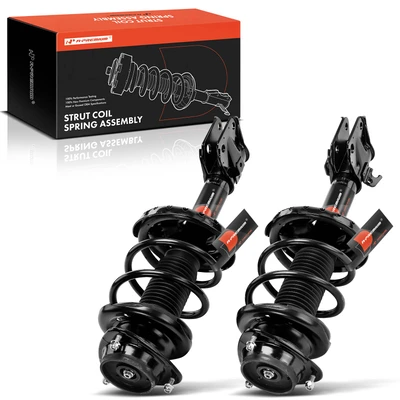 2 Pcs Front Complete Strut & Coil Spring Assembly