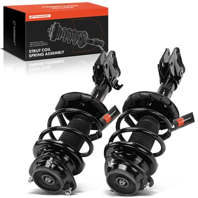 2 Pcs Front Complete Strut & Coil Spring Assembly