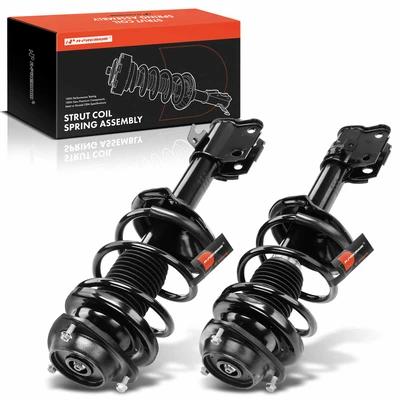 2 Pcs Front Complete Strut & Coil Spring Assembly