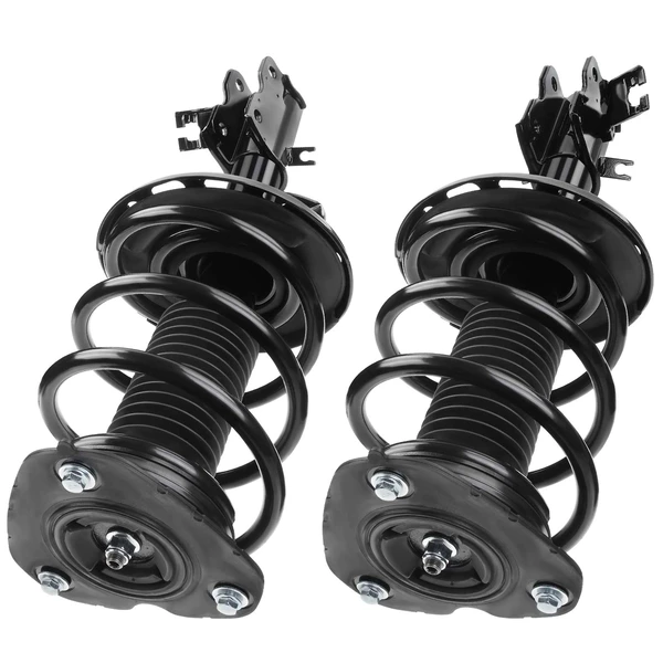2-Pc Complete Strut + Coil Spring, Front Driver & Passenger, A-Premium APSA0724