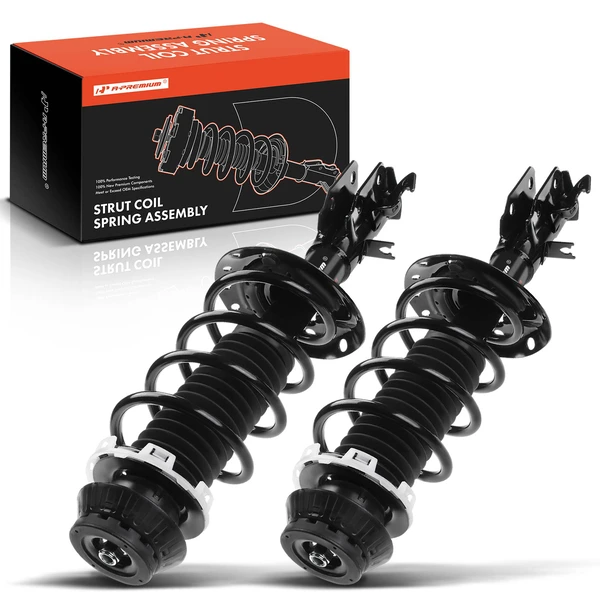 2-Pc Strut and Coil Spring Assembly Set Front Driver & Passenger A-Premium APSA0737