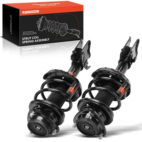 2004-2007 Subaru Impreza 2-Pc Strut and Coil Spring Assembly Set Front Driver & Passenger A-Premium APSA1953