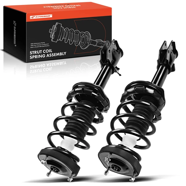 2-Pc Strut and Coil Spring Assembly Set Rear Driver & Passenger A-Premium APSA0741