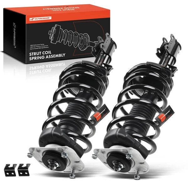 2-Pc Strut and Coil Spring Assembly Set Front Driver & Passenger A-Premium APSA0742