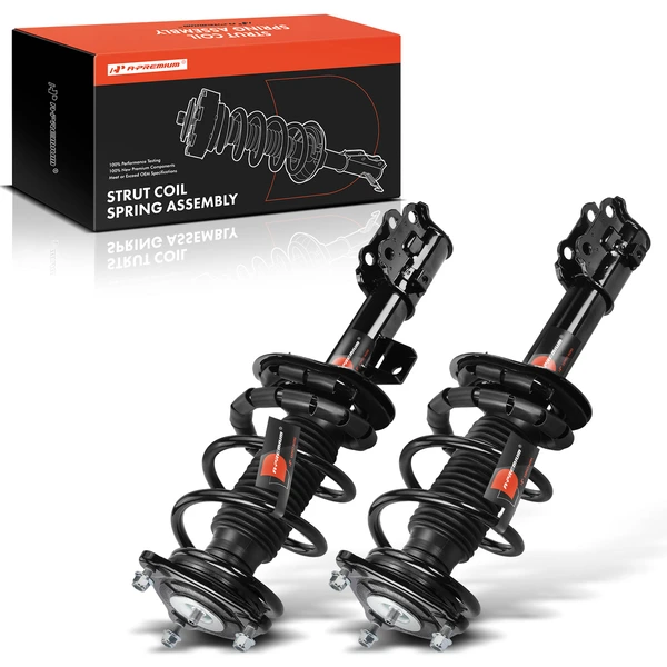 2-Pc Strut and Coil Spring Assembly Set Front Driver & Passenger A-Premium APSA1954