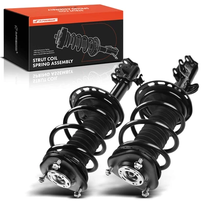 2 Pcs Front Complete Strut & Coil Spring Assembly